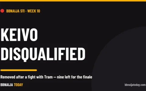 Keivo disqualified from BBNaija Season 11 after a fight with Tram
